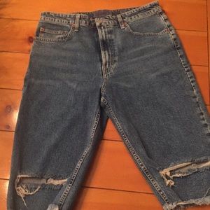 Lucky brand pin high rise Bermuda shorts